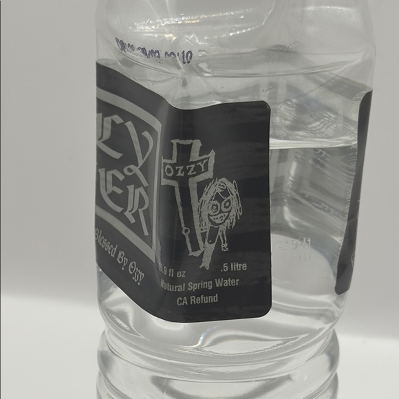 OZZY OSBOURNE Clear Holy Water Bottle - Picture 2 of 5